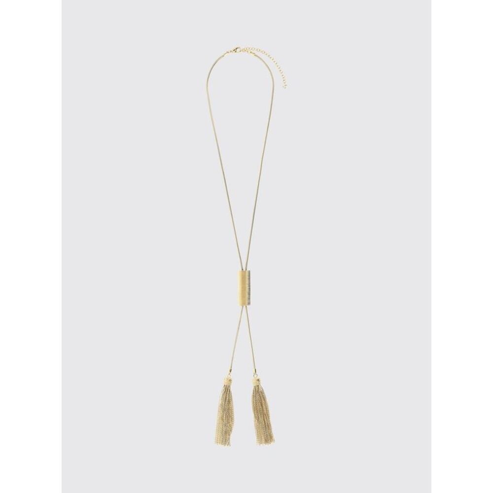 Balmain Women Balmain Adjustable Tassel Necklace In Gold-Tone Brass
